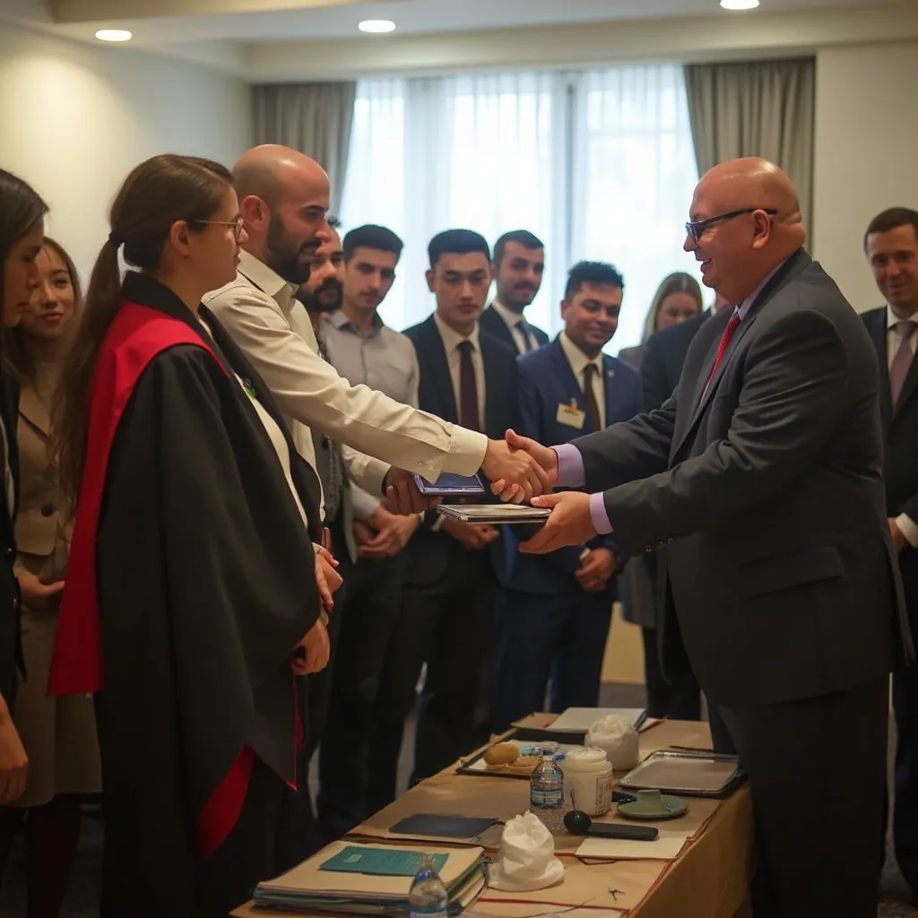 Entrega de certificados de cursos